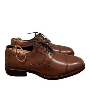 Johnston and Murphy Men's Novick Cap Toe Lace Up Oxford Shoes 9
